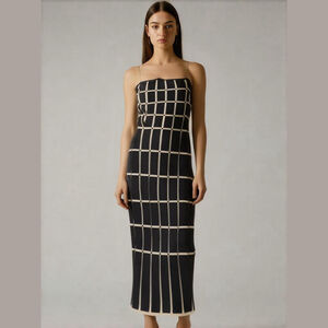 New MILLY Strapless Knit Dress, size S, $495 MSRP